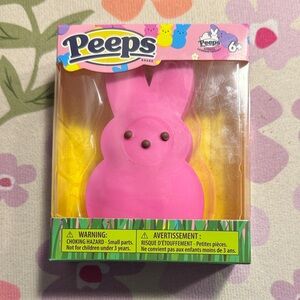 PEEPS Pink Bunny Squishy Toy